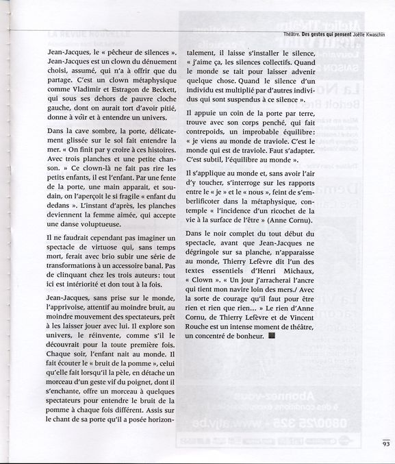 Entre nous soit dit - La revue nouvelle - n° 10 octobre 2005 - 3